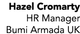 Hazel Cromarty HR Manager Bumi Armada UK